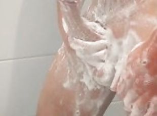 vannis, suur, masturbatsioon, amatöör, suur-munn, hardcore, kättevõtmine, dušš, soolo, reaal