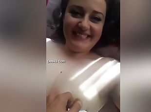 Today Exclusive- Sexy Nri Paki Wife Boobs And Pussy Record By Hubby