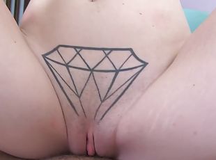 Innocent Small-Titted Tart Sucks Thick Cock In POV