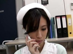 medicinske-sestre, japanci, napaljeni, dildo, uniforma