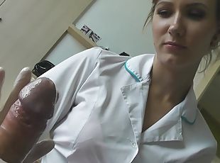sygeplejerske, fisse-pussy, amatør, udløsning, læge, creampie, synsvinkel, undertøj, fetish, latex