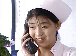sygeplejerske, japans, knepning-fucking, hospital, uniform