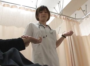 Quickie fucking on the hospital bed with nice tits Kotomi Saeki
