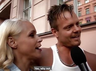 German couple from street fuck on camera