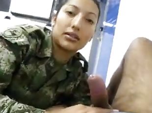 exército, escritório, chupanços, hardcore, latina, casal, pov, uniforme, morena, militar