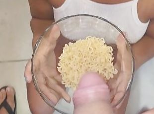 Satisfying my hunger with piss-seasoned ramen noodles 03/04/2024