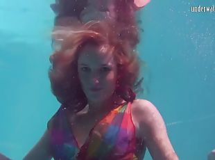 Sexy teen underwater