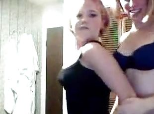 Kinky Amateur Teens End in Their Underwear in Webcam Show