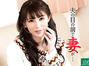 Maki Koizumi [VR] In Front Of Her Husband : I get weird when drink alcohol - Caribbeancom