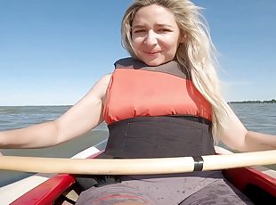 Adult Game In The Water Kayaking Waves Sunbathing And Blowjob