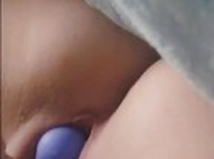 Sexy milf solo craves cock toys tight pussy closeup