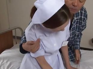 Yuri Kasiwa the nasty Japanese nurse having wild sex with a patient