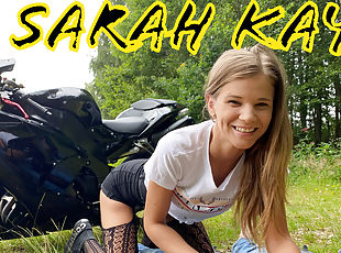 Sarah Kay Beautiful Motorcyclist - PS-Porn