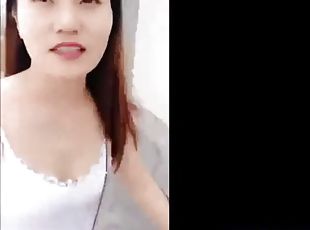 Beautiful chinese liuting fingerings and fuck on rooftop