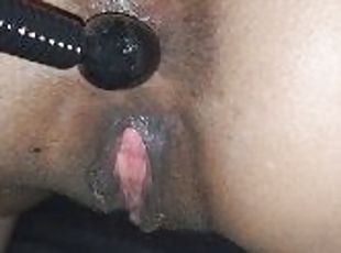 Making her cum from DP!!