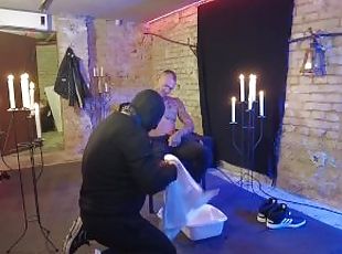 My foot washing is over. What do you think my slave will do to me? The hierarchy is real!