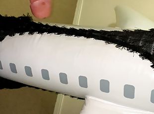Small Penis Cumming On A Clothed Inflatable Airplane