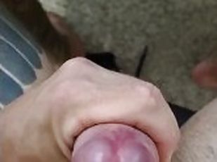 Male pornstar solo masterbating at home with cumshot
