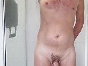 स्नान, अव्यवसायी, बड़ा-लंड, समलैंगिक, बौछार, एकल, बॉल्स, वास्तविकता, लंड