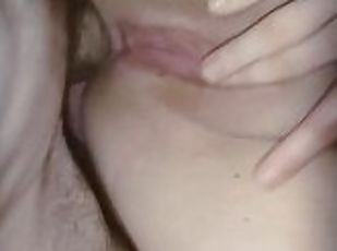 She got fucked in ass, fucked with dildo and ate all cum from sweet belly