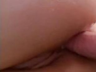Horny Teen does anal for the first time