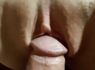 Close Up Creampie for Perfect Tight Shaved Pussy