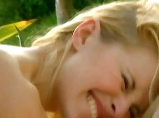 Two blonde babes Nikki Sun and Sandra Russo are two sex addicts