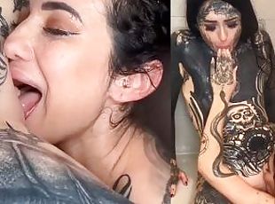 Hot Steamy Lesbian Shower Sex with Frankie Vanian