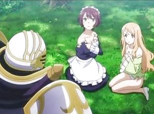Hardcore Rough Sex Threesome with Knight in Forest Anime Hentai Uncensored