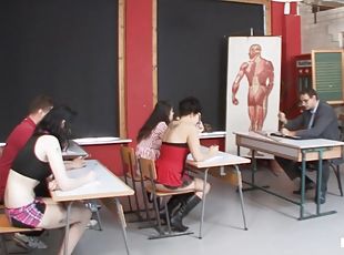 German compilation of teachers banging their students after class