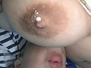 payudara-besar, puting-payudara, orgasme, dewasa, cumshot-keluarnya-sperma, latina, ibu, pijat, menelan, sperma