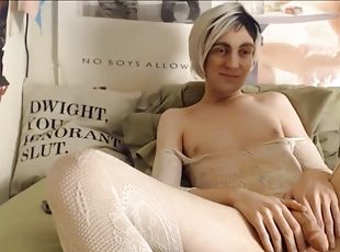 masturbation, transsexuelle, webcam, solo