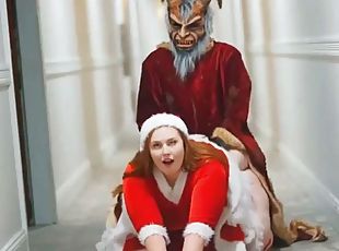 MiaDior is fucked by Krampus