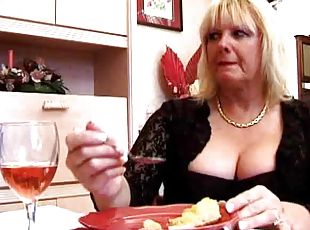 Chubby mature fucked while husband watches