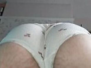 Fucking my sex doll in filthy stained panties