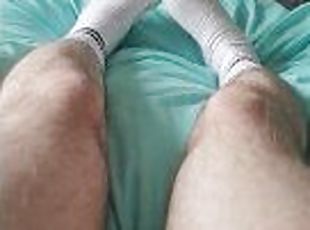 Just feet and socks , foot fetish sock fetish