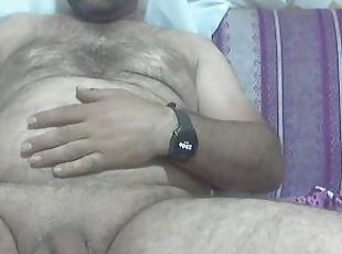 pai, masturbação, velho, amador, maduro, tiro-ao-alvo, pénis-grande, árabe, turco, webcam