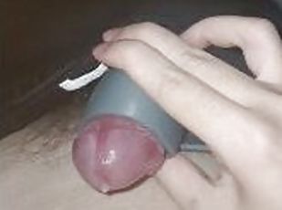 orgasme, ejaculation-sur-le-corps, jouet, gay, branlette, massage, point-de-vue, ejaculation, webcam, solo
