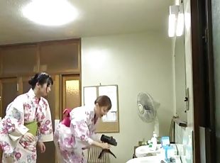 Japanese group fucking by the pool with horny housewives