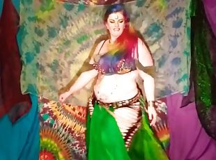 Gorgeous Thick PAWG Belly-Dancing and teasing