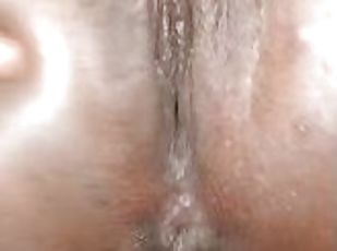 LOOK AT THIS BEAUTIFUL WET PUSSY SHE'S TOO HORNY