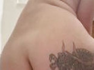 asiático, culo, orgasmo, coño-pussy, amateur, hardcore, cabalgando, consolador, a-solas, tatuaje
