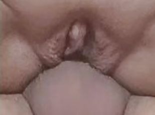 klitoris, amatør, milf, hardcore, mamma, creampie, par, pov, cum, fantasi