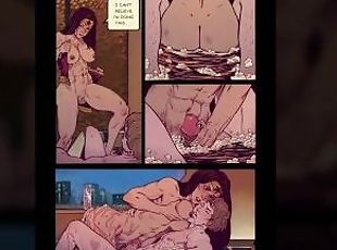 Wonder Woman bath sex