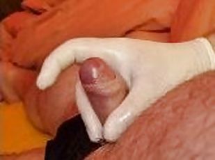 Requested Jerking off with white Glove